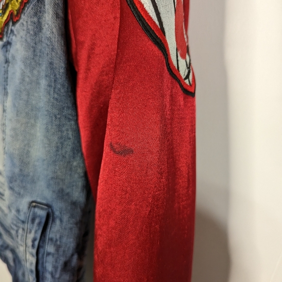 8th Dstrkt x Stall & Dean letterman style jacket- size L - Picture 7 of 13